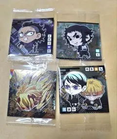 鬼滅の刃 デフォルメシール にふぉるめーしょん 善逸 獪岳 玄弥 愈史郎