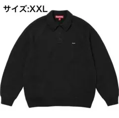 supreme サーマルポロ　Lサイズ　ブラック　23fw Supreme - Supreme 23FW Thermal L/S Polo 黒 サイズL 新品の通販 by