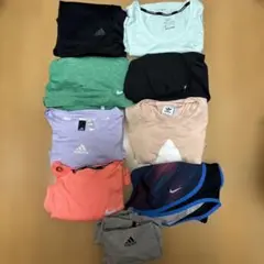 Nike & adidas トレーニングウェアセット　短パン2枚　スパッツ1枚