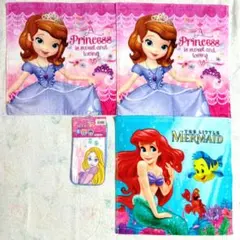 ディズニー アリエル ちいさなプリンセスソフィア ウォッシュタオル♡プチタオル♡