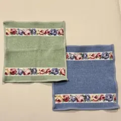 フェイラー 花柄タオルハンカチ 2枚セット❁