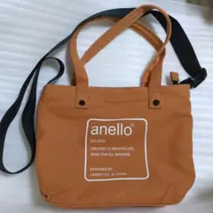 anello オレンジトートバッグ（ショルダーバッグ）商品説明、必読ください　笑
