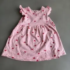 H&M ベビー ワンピース 74cm ハート柄