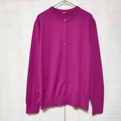 ユニクロ (XL)　UVカット クルーネックカーディガン　大きいサイズ