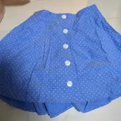 水玉 ドット柄 キュロットスカート 160cm