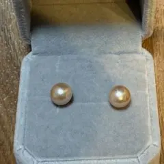 K10ゴールドピンクパール ピアス(両耳用)