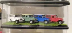 トヨタ ランドクルーザー 1/64 4台セット
