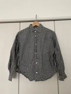 YAECA チェック柄 シャツ S