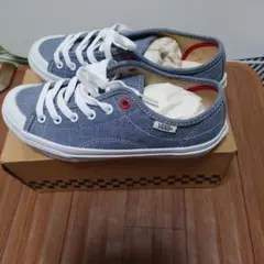 VANS ローカットスニーカー デニム調 ブルーのサムネイル