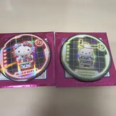 ピューロランド ネオナツマツリIII ポチャッコ ハローキティ　缶バッジのサムネイル