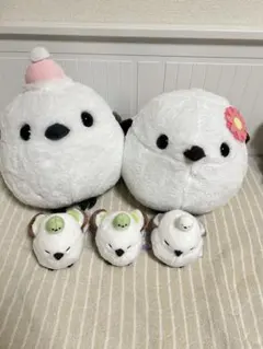 ふくふくシマエナガ ウルトラBIG STサイズ ぬいぐるみセットのサムネイル