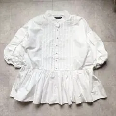 2024✨美品✨ツルバイマリコオイカワ アイビス パールビーズブラウス