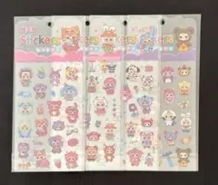 babythree 透明シール 4枚セット