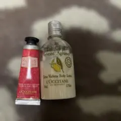 L'OCCITANE 新品ハンドクリームと残量半分ボディローションセット