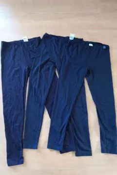 ユニクロ　ヒートテック　タイツ　レギンス　140 150　3枚セット