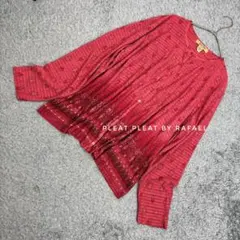 【匿名配送】Pleat Pleat by RAFAEL プリーツ　長袖　羽織り