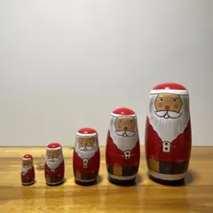 サンタクロース マトリョーシカ 5個セット