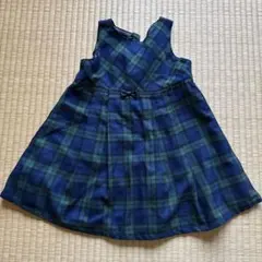 キッズ チェック柄ワンピース 95cm
