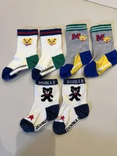 ミキハウス ベビー靴下 3点セット