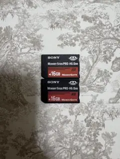 SONY Memory Stick PRO-HG Duo 16GB 2個セット③ - メルカリ