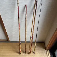 フジsic＋セラミックリングガイド 自作全竹ヘチ和竿 フジsic＋セラミックガイド 自作肘当付ヘチ和竿 - メルカリ