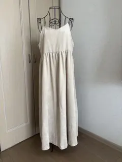 サマンサモスモス　コーデュロイ　キャミワンピース 【F】ベージュ系