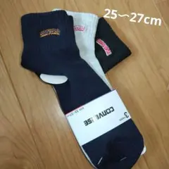 新品　CONVERSE メンズ　靴下　ソックス 3足セット 25-27cmのサムネイル