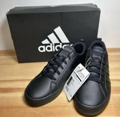 【新品 タグ付】adidas ②ブラック スニーカー ★25cm アディダス 黒