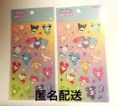 TWICE サンリオ透明シートシール　サンスター　 サンリオコラボ　2枚