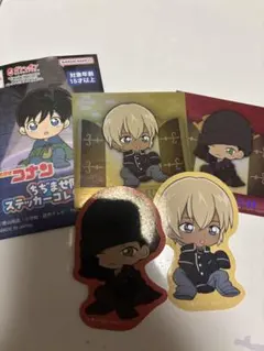 コナン　シール　ちぢませ隊　ステッカーコレクション　安室透　赤井秀一