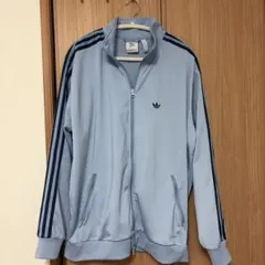 超希少⭐廃盤品adidasベッケンバウアートラックジャケットベージュ紺