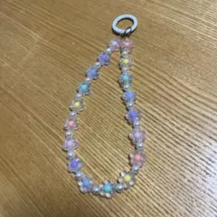 花モチーフ携帯ストラップ