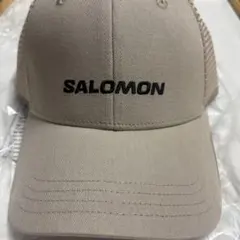 SALOMON LOGO TRUCKER CAP ベージュ S/Mのサムネイル