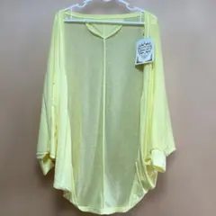 growth tone イエロー　カーディガン　Mサイズ