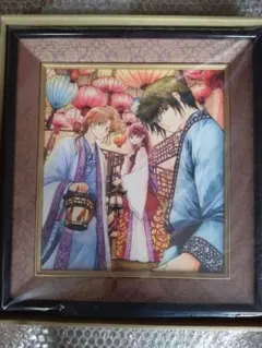 暁のヨナ 原画展 A5キャラファイングラフオーバーレイA「ヨナ&ハク