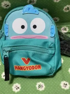 サンリオ　はぴだんぶい　5周年　ハンギョドン　ミニリュックポーチ