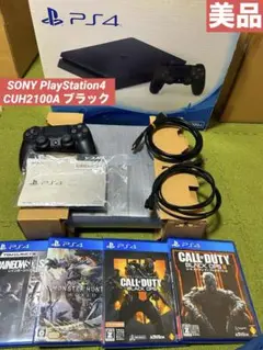 美品SONY PlayStation4 CUH2100A ブラック