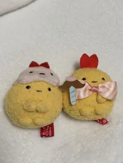 すみっコぐらし　てのりぬいぐるみ　えびふらいのしっぽ ユニクロ2種セット　非売品