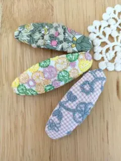 ハンドメイド パッチンピン4点セット - メルカリ