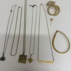 ジュエリーセット 7点 ゴールド シルバー