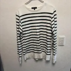 BEAMS HEART ボーダー カモフラ 長袖カットソー S