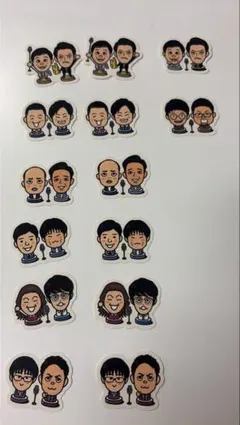 吉本興業 芸人ステッカーセット