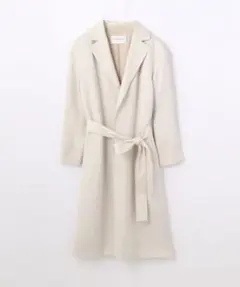 美品　TOMORROWLAND テンセルレーヨンカルゼ ガウンコート¥44000