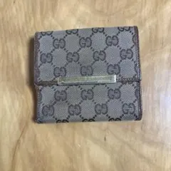 Gucci GGキャンバス 二つ折り財布