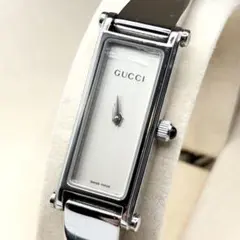 正規品【新品電池】GUCCI 1800L/チェンジベルト シルバー 動作品