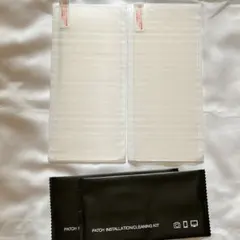 スマホ 画面保護フィルム ガラスフィルム 固い 15.8×6.4cm 2枚