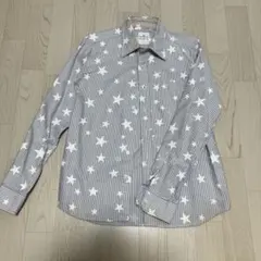 uniform experiment x ENGLATAILORGB 星柄シャツ