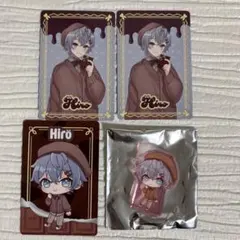 からぴち　カラフルピーチ　ヒロ　トレーディングカード　アクリルフィギュア