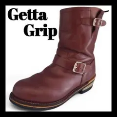 希少 廃盤【Getta Grip】UK9 ハードコアブーツ レザー 10ホール - メルカリ