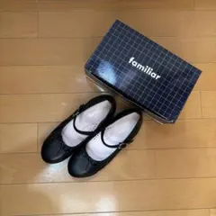 familiar 黒 フォーマルシューズ 22